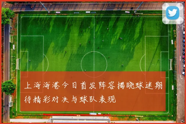 上海海港今日首发阵容揭晓球迷期待精彩对决与球队表现